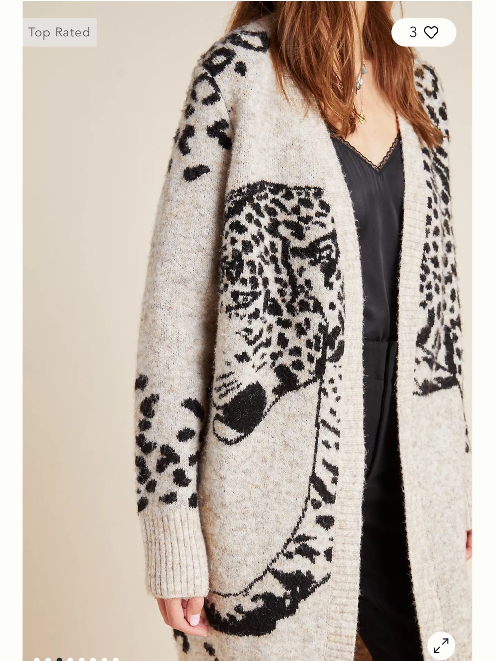 Moth by Anthropologie Lucerne Leopard Cardigan